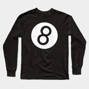 Billard 8 - Eight Ball Long Sleeve T-Shirt